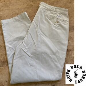 Polo Ralph Lauren‎ Men’s Sz 40/32 Light Tan Twill Chino Pants
